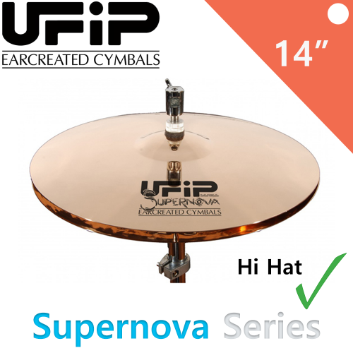 UFIP 슈퍼노바 시리즈 하이햇 심벌 14인치 대신악기