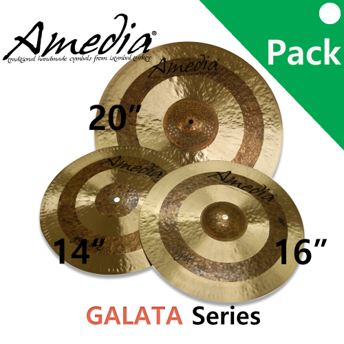 AMEDIA 갈라타 시리즈 심벌팩 14 16 20인치 대신악기