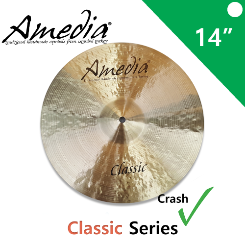 AMEDIA 클래식 시리즈 크래쉬 심벌 14인치 대신악기 3개 한정