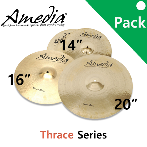 AMEDIA 트레이스 시리즈 심벌팩 14 16 20인치 대신악기