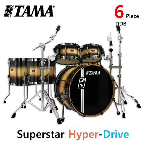 TAMA 슈퍼스타 하이퍼 드라이브 DDB 6기통 드럼세트 대신악기