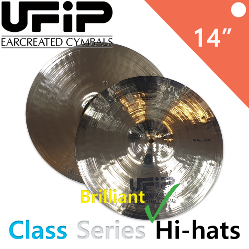 UFIP 클래스 시리즈  브릴리언트 하이햇 14인치 대신악기