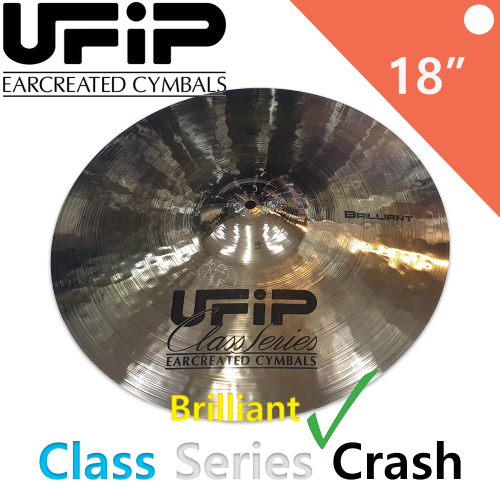 UFIP 클래스 시리즈 브릴리언트 크래쉬 18인치 대신악기