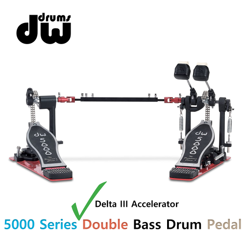 DW 5000 시리즈 델타3 엑셀러레이터 더블 베이스 드럼 페달 대신악기