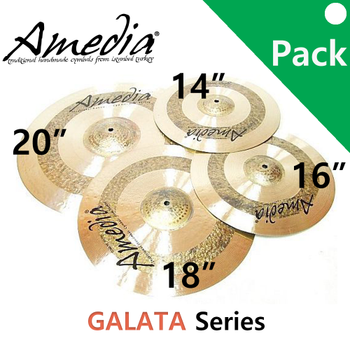 AMEDIA 갈라타 시리즈 심벌 팩 14 16 18 20인치 대신악기