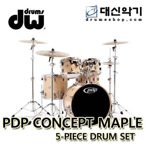 DW Concept Maple 5_piece drum set